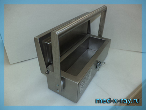 Контейнер защитный «TISSA-RP» для переноски шприцев с радиофармпрепаратами