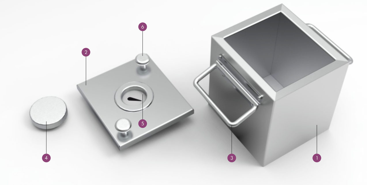 Контейнер защитный «TISSA-RP» для сбора использованных игл