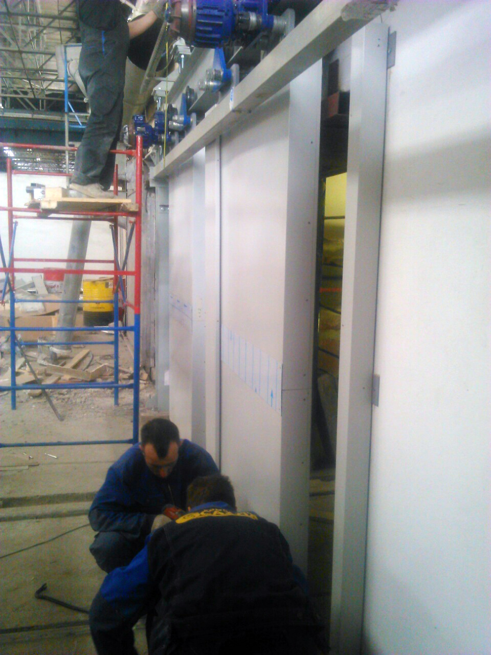 ОАО «РУСПОЛИМЕТ» монтаж рентгенозащитных ворот