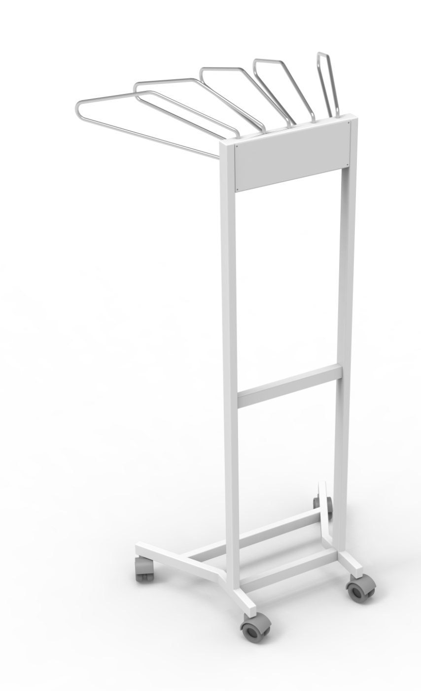 Устройство мобильное для хранения рентгензащитной одежды УХРЗ-3-5