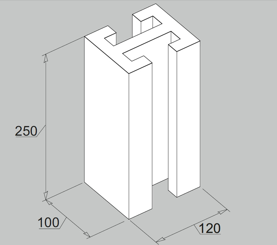 Блок зашитный полиэтиленовый БЗП-50-100 ТУ BY 600091320.009-2011